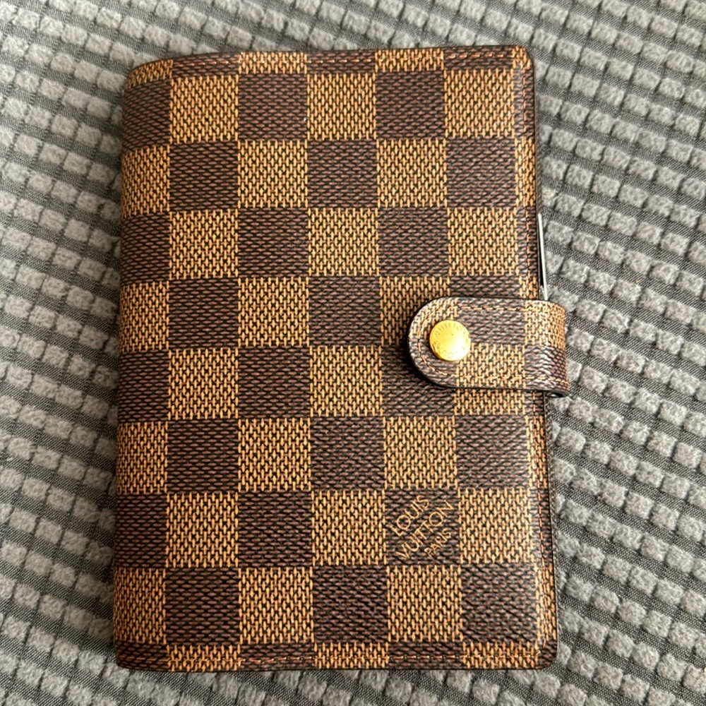 Louis Vuitton Damier Ebene Small Ring Agenda